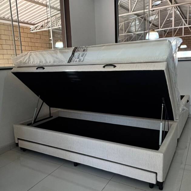 BICAMA BASE BOX BAÚ - SUPREMA AUX SOLTEIRO